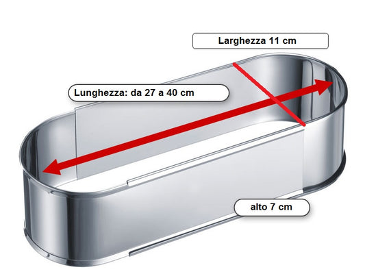 Westmark Stampo di Forma Ovale Regolabile WE 3135