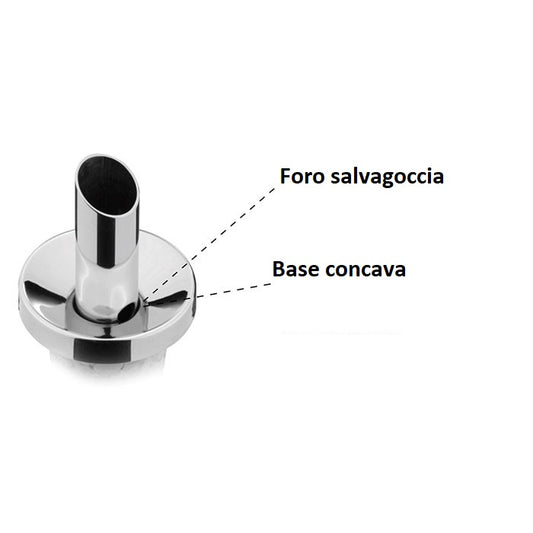 Westmark tappo universale salvagocce inox con chiusura 5480128