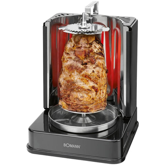 Bomann multi-grill girarrosto per kebab, pollo, spiedini DVG3006