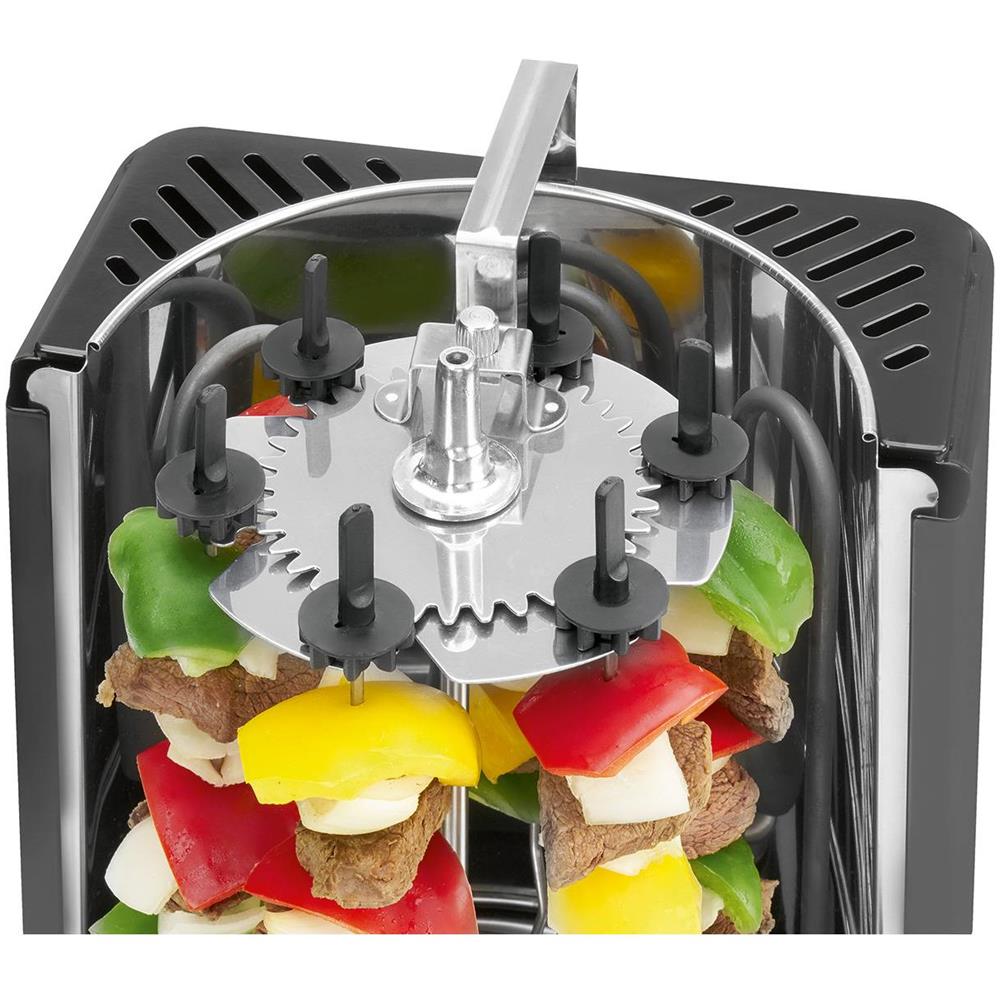 Bomann multi-grill girarrosto per kebab, pollo, spiedini DVG3006