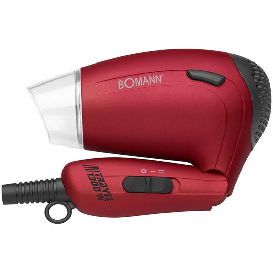 BOMANN Asciugacapelli pieghevole da viaggio con diffusore 1300W 025944