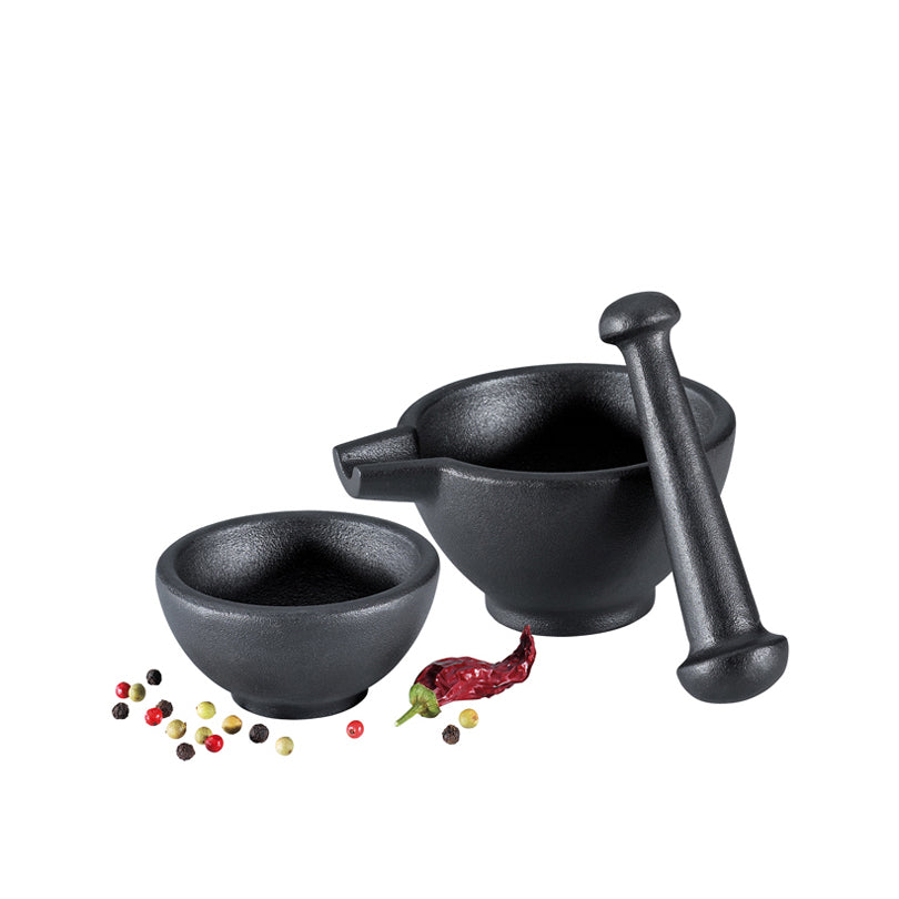 Set mortaio e ciotola in ghisa Zassenhaus
