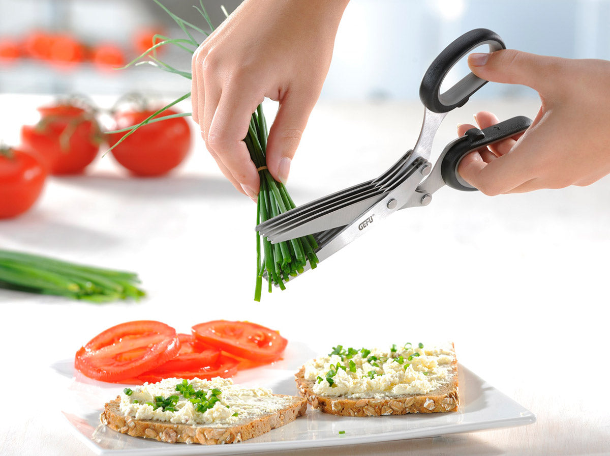 Gefu forbice multilama per taglio di erbe aromatiche e insalata