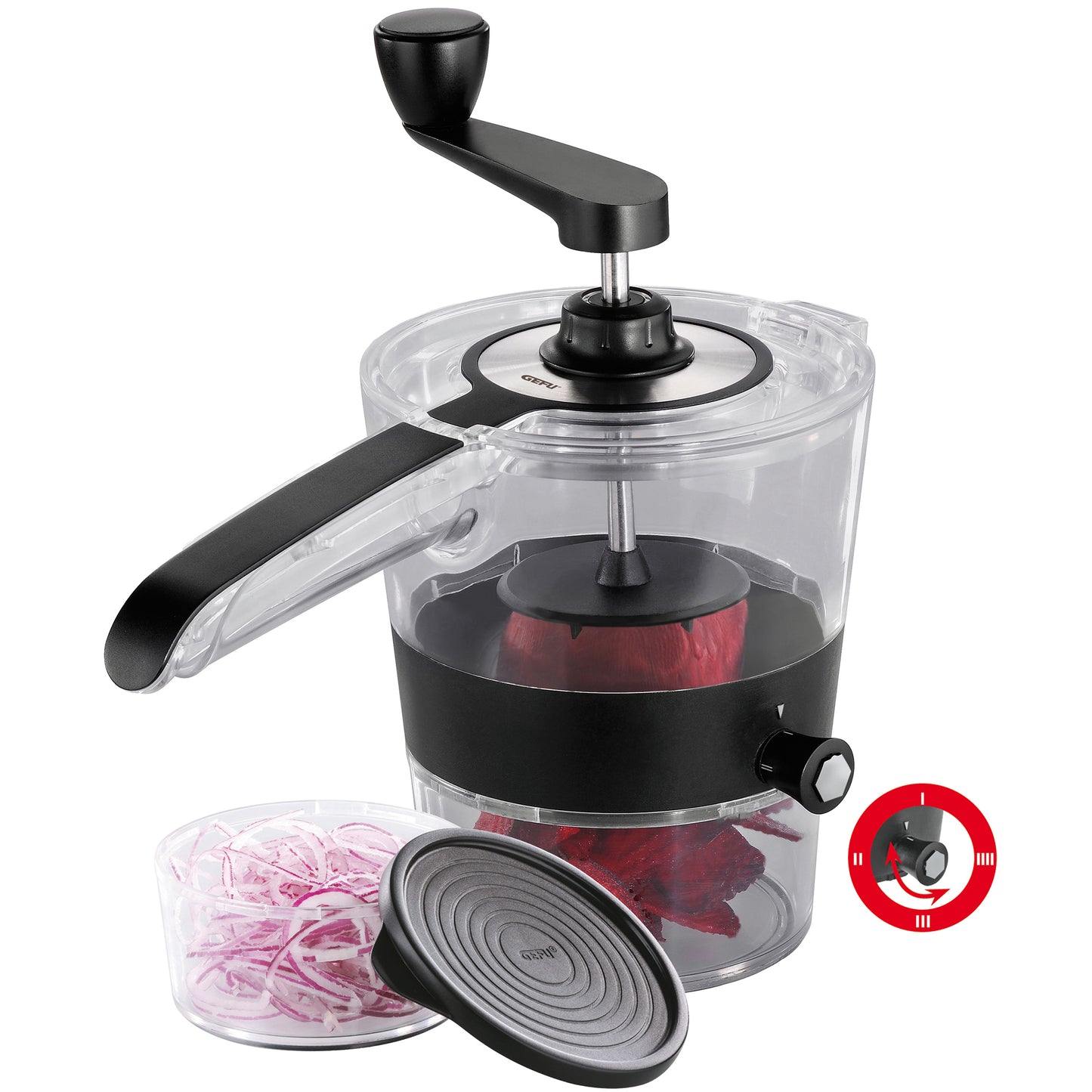 Gefu tagliaverdure manuale a spirale Spiralfix 13410