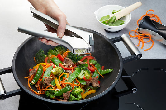 Gefu spremi aglio in acciaio inox robusto Garlico 20,6 cm 13451