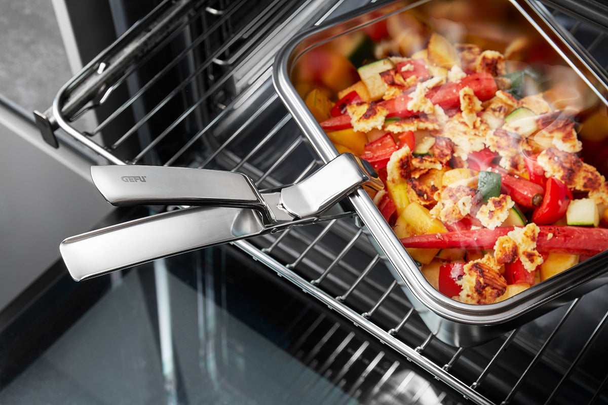Gefu pinza anti ustione per teglie da forno e per pizza Fixit 15610