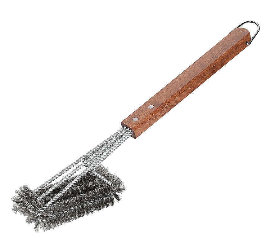 Kuchenprofi spazzola per barbecue a 3 teste BBQ Texas 45 cm
