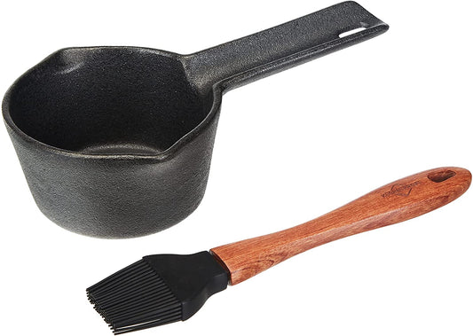 Kuchenprofi set per marinatura barbecue BBQ pentolino e pennello