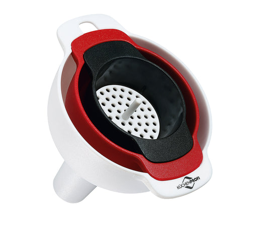 Set 3 imbuti con filtro colino "Easy" cm Ø10x10,5