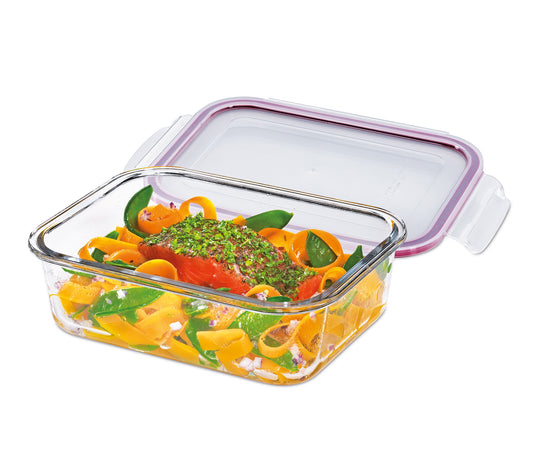 Kuchenprofi box/contenitore in vetro rettangolare ermetico 1,5L