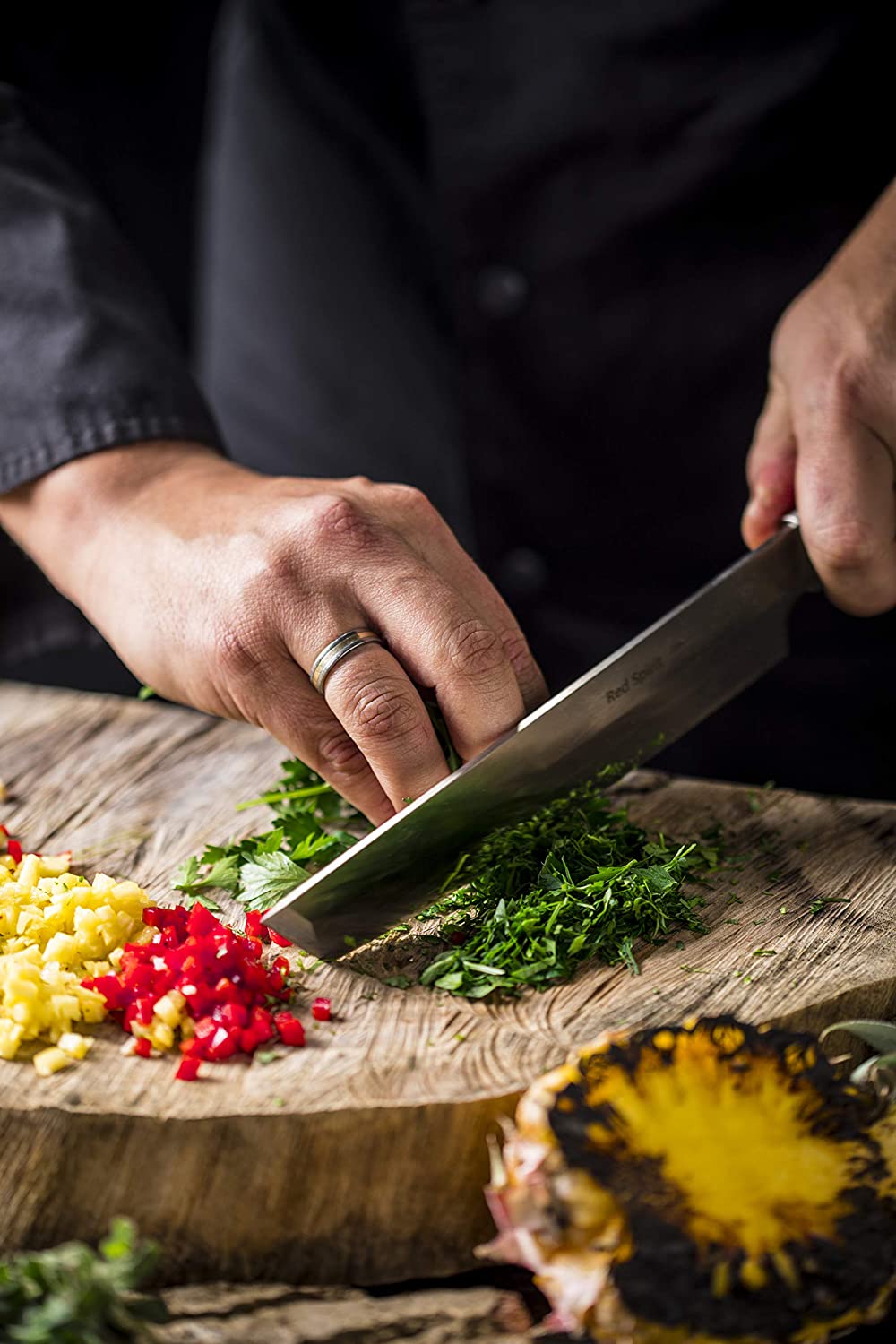 Coltello da taglio Tanto cm. 21 Serie Red Spirit Dick 81753212