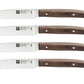 Zwilling set di 4 coltelli da tavola manico in palissandro 39161