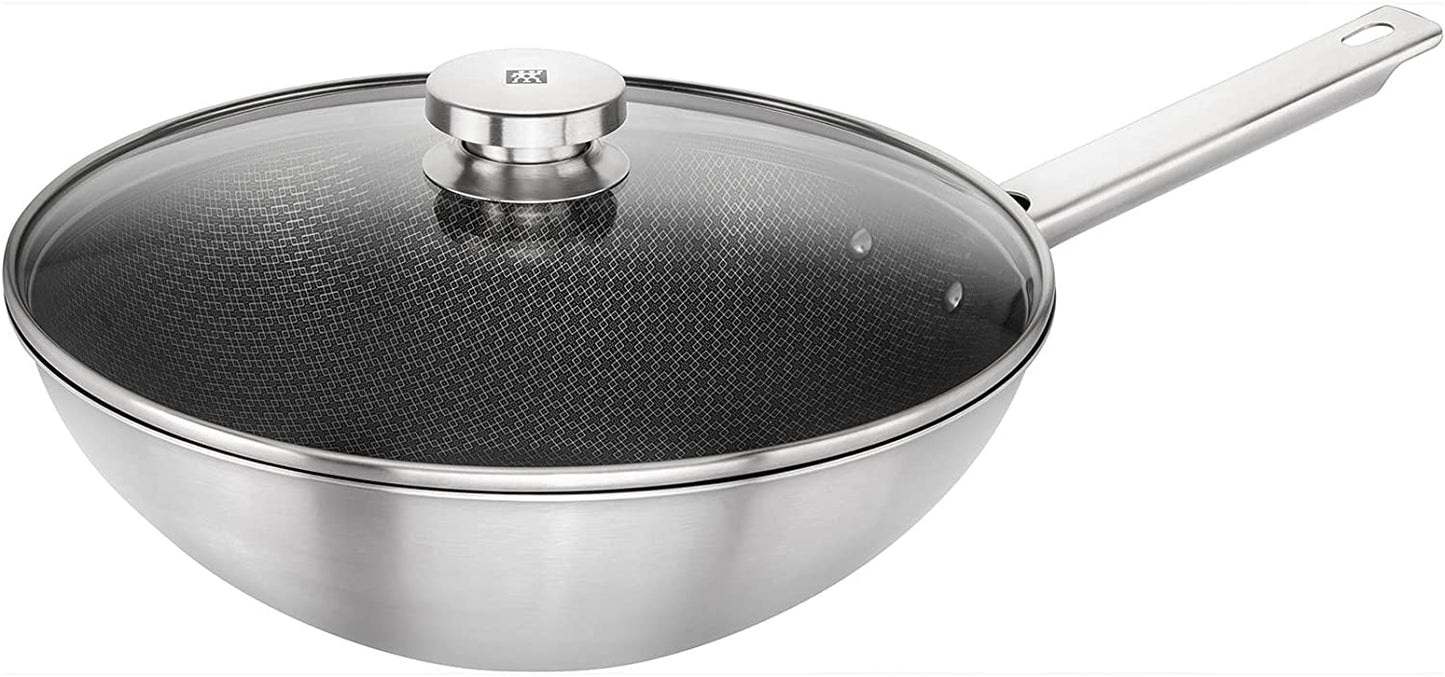 Zwilling wok Joy plus con coperchio 30 cm induzione antiaderente