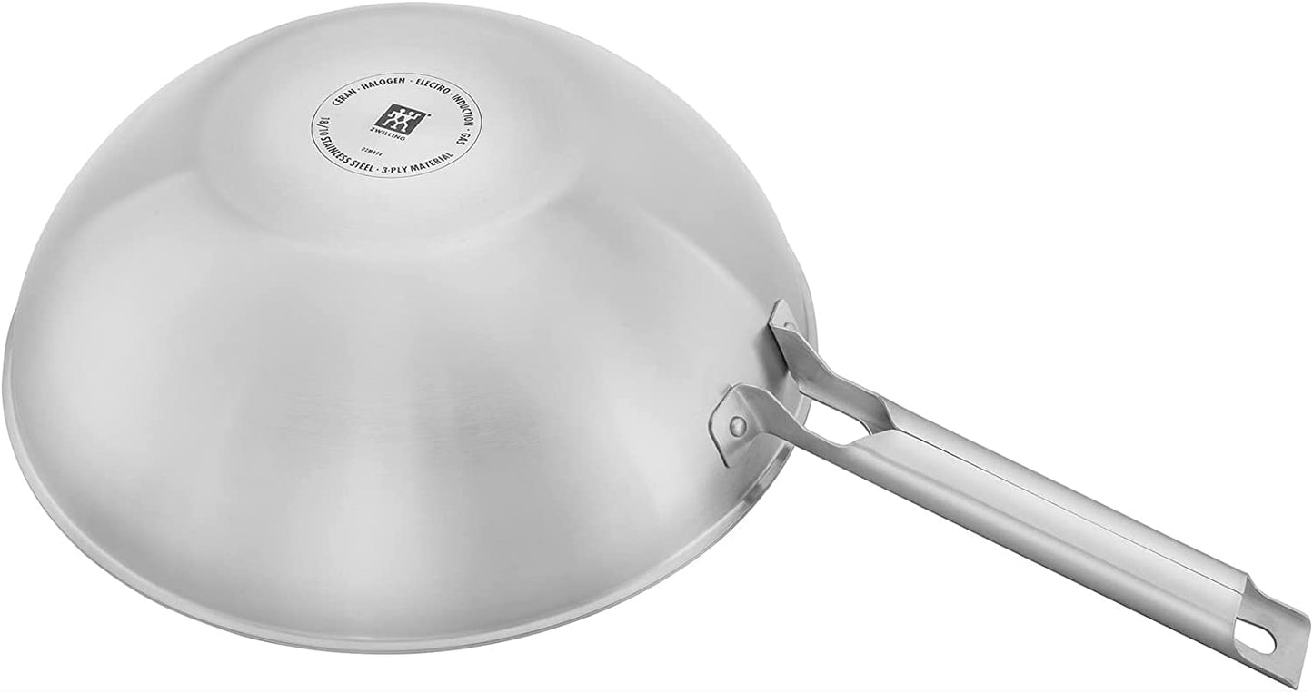 Zwilling wok Joy plus con coperchio 30 cm induzione antiaderente