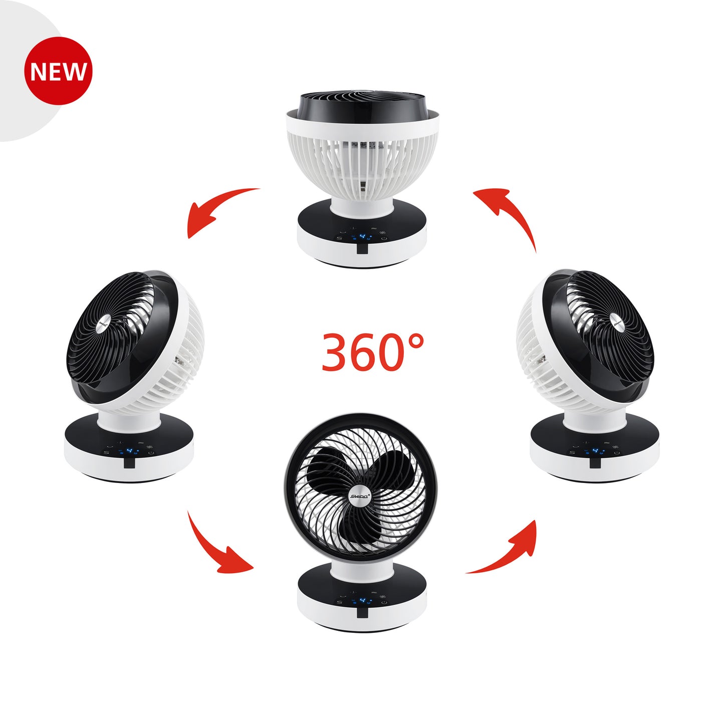 Ventilatore da tavolo Steba VT 360 TWIST