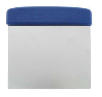 Spatola rettangolare inox flessibile 12x11,50 cm. 3316/47031