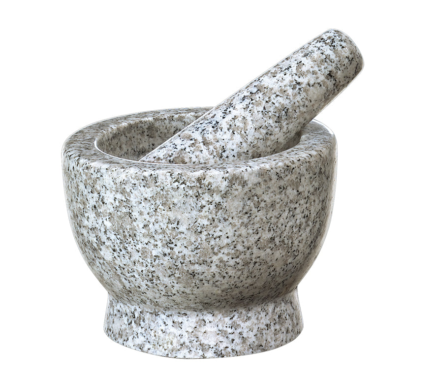 Mortaio in granito "Salomon" Ø 10 cm alto 13 cm 2,576 kg 5111396