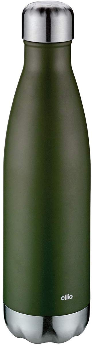 Bottiglia termica inox doppia parete verde 0,5 L 5113675