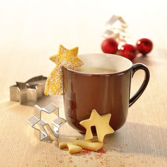 Set stampini formine di Natale per biscotti da tazza e bicchieri