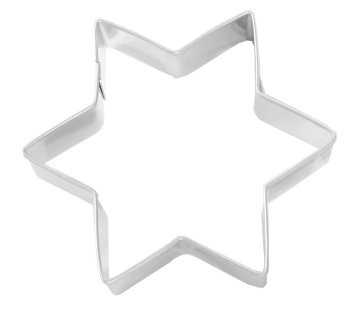 Stampino tagliapasta inox a forma di Stella cm 9 5520617