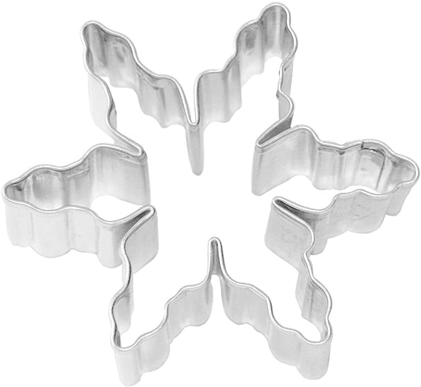 Stampino per biscotti fiocco di neve inox, cm 6