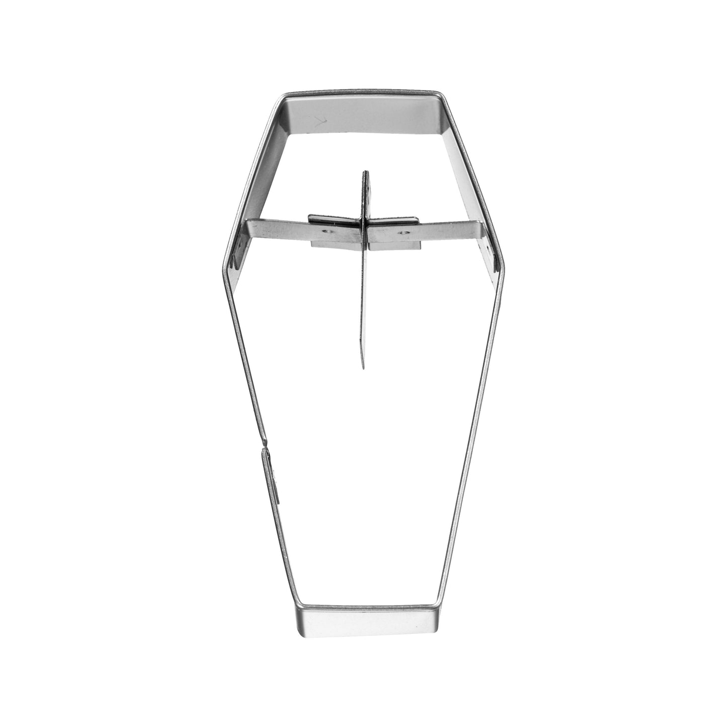 Stampino tagliapasta a forma di bara 8 cm. inox Halloween