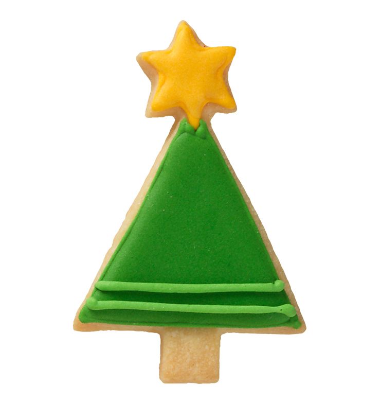 Stampino tagliapasta a forma di albero di natale inox cm 7,5