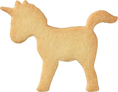 Stampino tagliapasta a forma di Unicorno cm 10x8 5521441