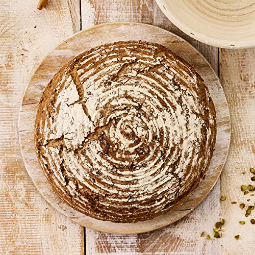 Cesto per lievitazione pane tondo in vimini naturali