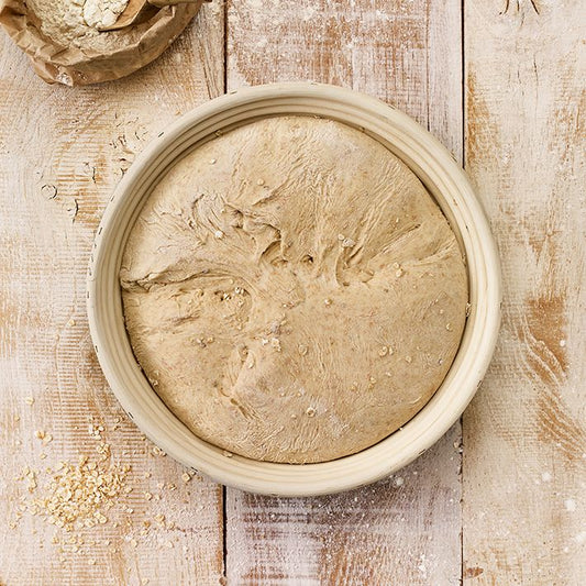 Cesto per lievitazione pane tondo in vimini naturali 25 cm.