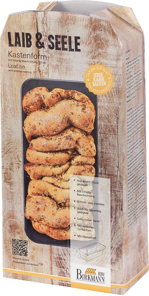 Birkmann stampo per pane smaltato 25 cm. 2 litri di capienza