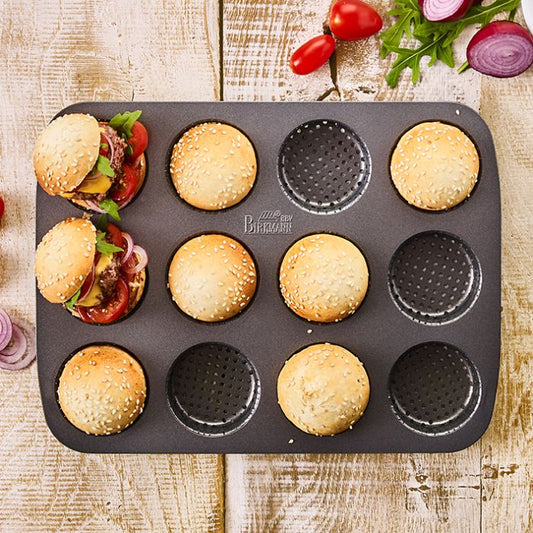 Birkmann teglia forata x Mini-Burger antiaderente panini Ø 5,5cm