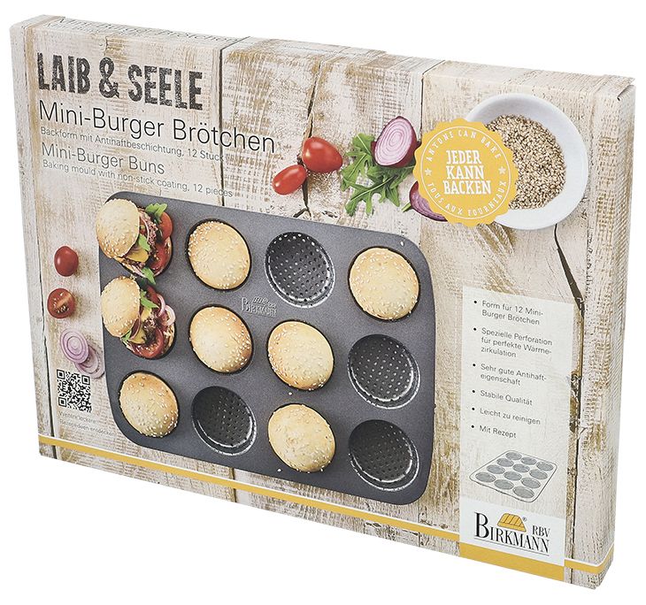 Birkmann teglia forata x Mini-Burger antiaderente panini Ø 5,5cm