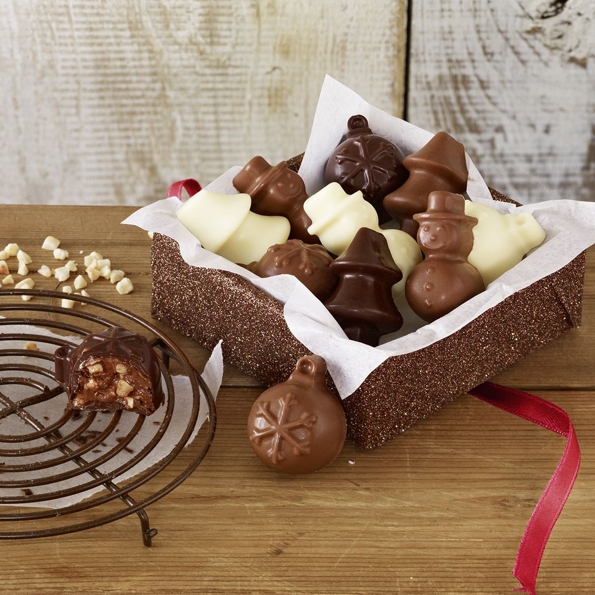 Stampo per cioccolatini praline per natale in silicone 5521045