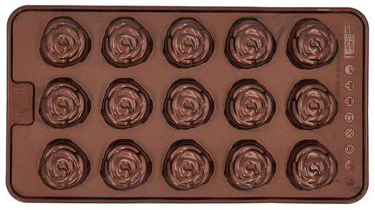 Birkmann stampi per 30 praline cioccolatini forma di rosa 252738