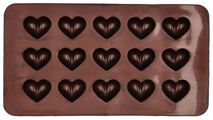 Birkmann stampi per 30 praline cioccolatini forma cuore 252837