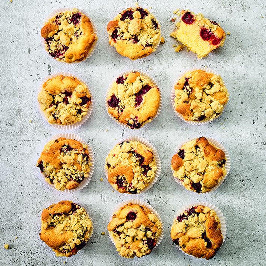 Stampo antiaderenti per 12 fori muffin Ø 7 cm alti 3 cm