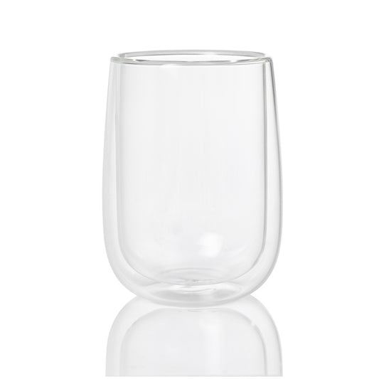 AdHoc Bicchiere doppia parete tè infusore Fusion Glass cl 40/cm Ø9x13,5