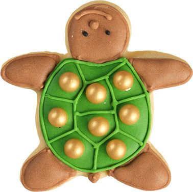 Stampino tagliapasta inox a forma di Tartaruga cm 6,5 5521424