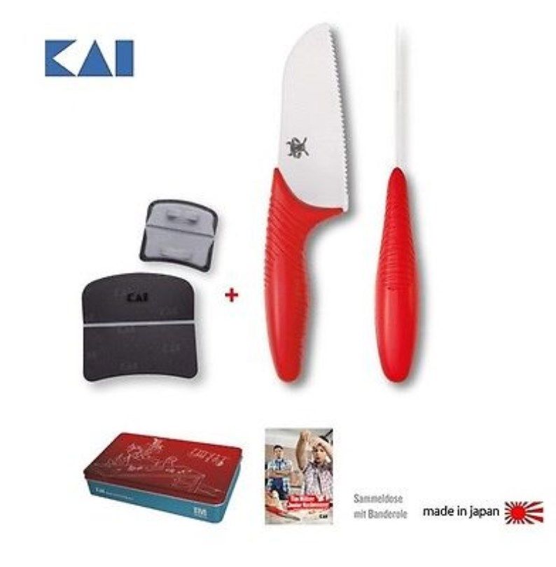 Kai TMJ-1000 - Coltello da Cucina Tim Mälzer con Protezione per Dita, 11 cm  : : Casa e cucina