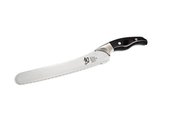 Coltello Kai Shun Damascato seghettato panettiere cm22,5 DM-0505
