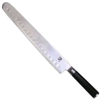 Coltello Kai Shun Damascato olivato per salumi cm 30 dm-0745