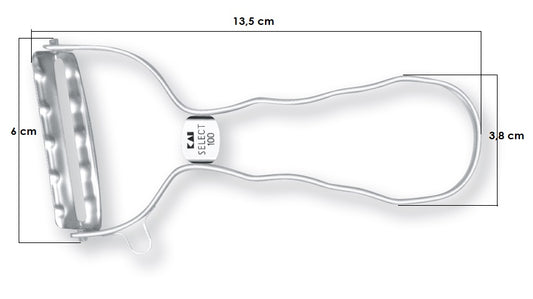 Kai pelapatate per verdura e frutta lama 5 cm DH6000