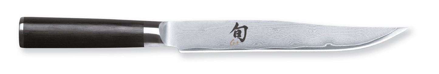 Coltello damascato 32 strati KAI Shun cm 20 per arrosto DM-0703