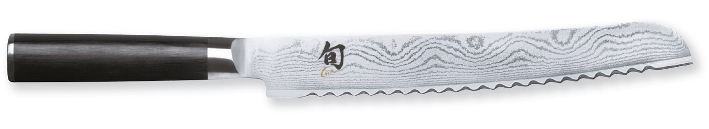 KAI Shun Coltello damascato 32 strati cm. 23 per pane DM-0705