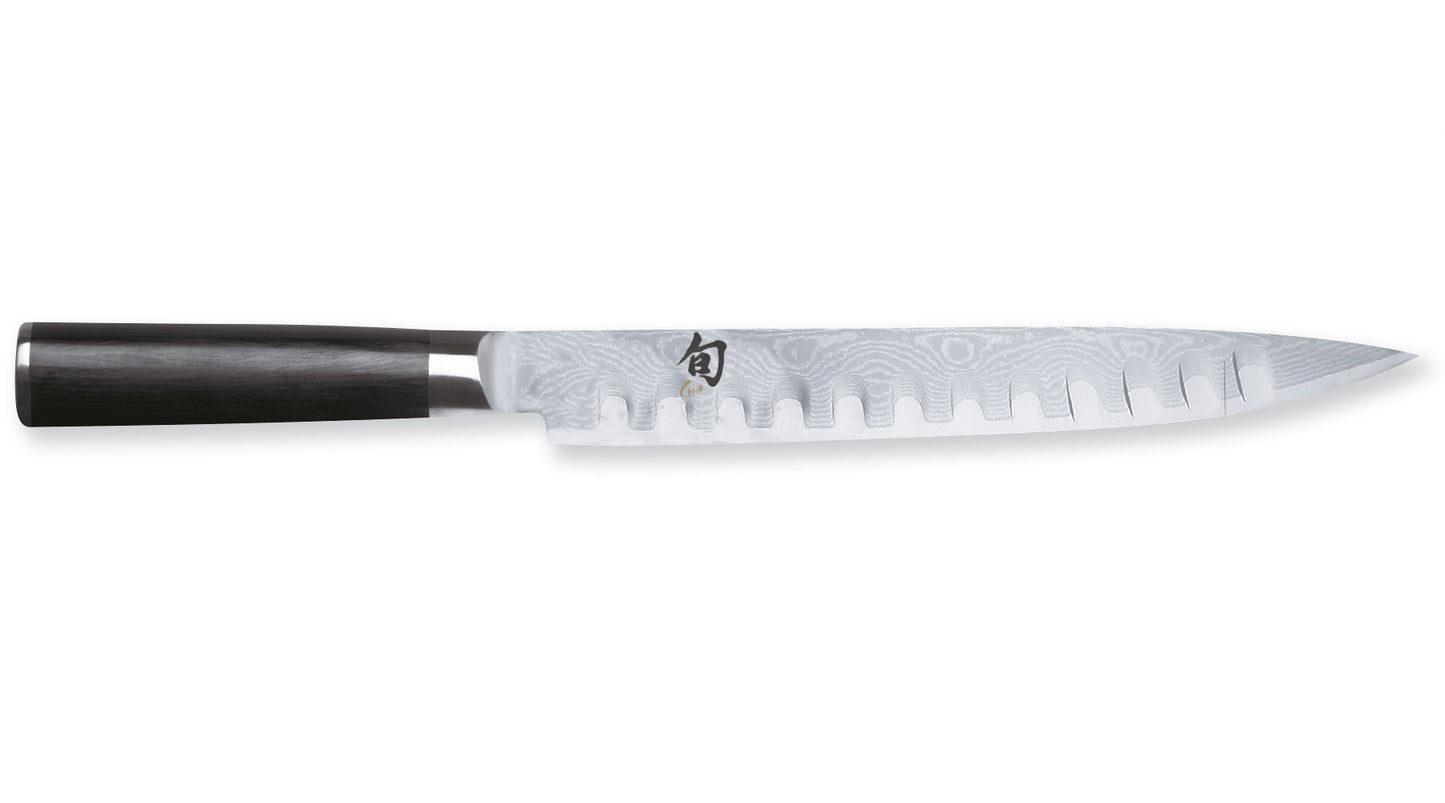 Coltello damascato 32 strati KAI Shun cm 23 olivato DM-0720