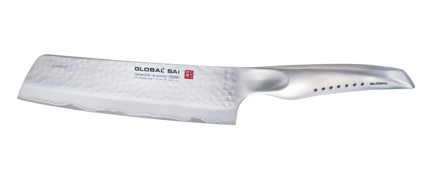 Coltello da cucina x verdure martellato Global SAI 21cm. SAI-04