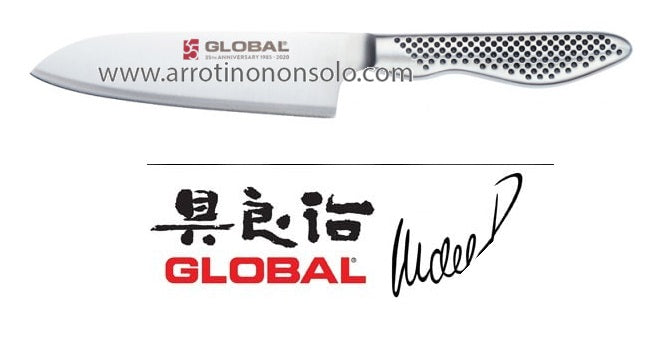 Coltello Santoku anniversario 35 anni Global 13 cm. GS-109/AN