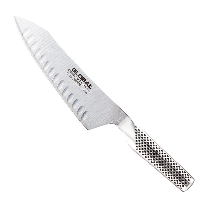Coltello cucina Chef's orientale alveolato cm.18 Global G-83
