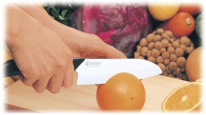 Coltello da cucina Santoku in ceramica cm 14 Kyocera FK140WH